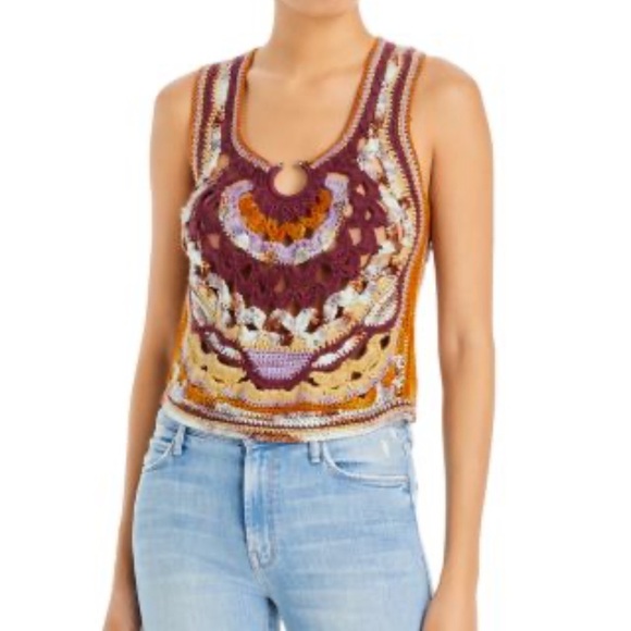 Sea New York Ryan Crochet sweater vest size Medium - Picture 2 of 7